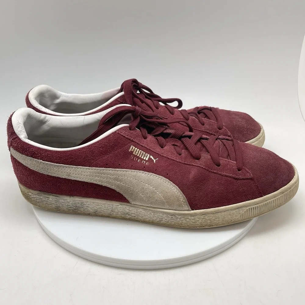 Puma Sneakers Mens 13 Classic XXI Cabernet Red Suede 374915-06‎ Casual Shoes